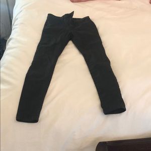 High waisted skinny jeans- runs small
